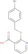 2-{[(4-Bromophenyl)methyl]sulfanyl}pyridine-3-carboxylic acid