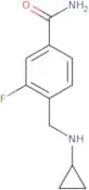 4-[(Cyclopropylamino)methyl]-3-fluorobenzamide