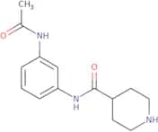 N-(3-Acetamidophenyl)piperidine-4-carboxamide