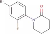 1-(4-Bromo-2-fluorophenyl)piperidin-2-one