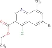 ethyl 6-bromo-4-chloro-8-methylquinoline-3-carboxylate