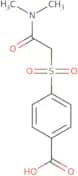 4-[(Dimethylcarbamoyl)methanesulfonyl]benzoic acid