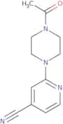 2-(4-Acetylpiperazin-1-yl)pyridine-4-carbonitrile
