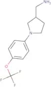 {1-[4-(Trifluoromethoxy)phenyl]pyrrolidin-3-yl}methanamine