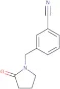 3-[(2-Oxopyrrolidin-1-yl)methyl]benzonitrile