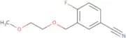 4-Fluoro-3-[(2-methoxyethoxy)methyl]benzonitrile