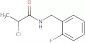 2-Chloro-N-[(2-fluorophenyl)methyl]propanamide