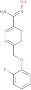 4-(2-Fluorophenoxymethyl)-N'-hydroxybenzene-1-carboximidamide