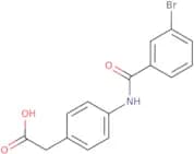 2-[4-(3-Bromobenzamido)phenyl]acetic acid