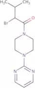 2-Bromo-3-methyl-1-[4-(pyrimidin-2-yl)piperazin-1-yl]butan-1-one