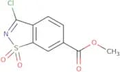 Methyl 3-chloro-1,1-dioxo-1,2-benzothiazole-6-carboxylate