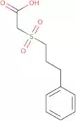 2-(3-Phenylpropanesulfonyl)acetic acid
