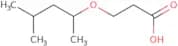 3-[(4-Methylpentan-2-yl)oxy]propanoic acid