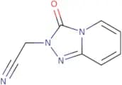 2-{3-Oxo-2H,3H-[1,2,4]triazolo[4,3-a]pyridin-2-yl}acetonitrile