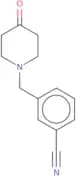 3-[(4-Oxopiperidin-1-yl)methyl]benzonitrile