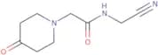 N-(Cyanomethyl)-2-(4-oxopiperidin-1-yl)acetamide