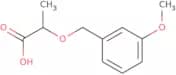 2-[(3-Methoxyphenyl)methoxy]propanoic acid