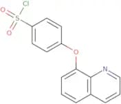 4-(Quinolin-8-yloxy)benzene-1-sulfonyl chloride