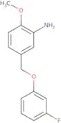 5-(3-Fluorophenoxymethyl)-2-methoxyaniline