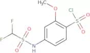 4-Difluoromethanesulfonamido-2-methoxybenzene-1-sulfonyl chloride