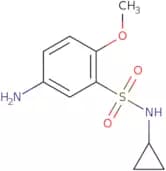 5-Amino-N-cyclopropyl-2-methoxybenzene-1-sulfonamide