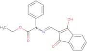 ethyl 2-(((1,3-dioxoindan-2-ylidene)methyl)amino)-2-phenylacetate