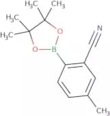 5-Methyl-2-(tetramethyl-1,3,2-dioxaborolan-2-yl)benzonitrile