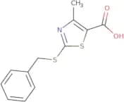 2-(Benzylsulfanyl)-4-methyl-1,3-thiazole-5-carboxylic acid