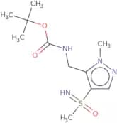 tert-Butyl N-({4-[imino(methyl)oxo-λ6-sulfanyl]-1-methyl-1H-pyrazol-5-yl}methyl)carbamate
