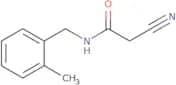 2-Cyano-N-[(2-methylphenyl)methyl]acetamide