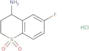 6-Fluoro-3,4-dihydro-2H-thiochromen-4-amine 1,1-dioxide hydrochloride