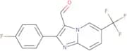 2-(4-Fluorophenyl)-6-(trifluoromethyl)imidazo[1,2-a]pyridine-3-carbaldehyde