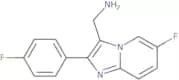 [6-Fluoro-2-(4-fluorophenyl)imidazo[1,2-a]pyridin-3-yl]methanamine