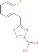 2-[(2-Fluorophenyl)methyl]-1,3-thiazole-4-carboxylic acid