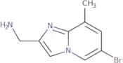 {6-Bromo-8-methylimidazo[1,2-a]pyridin-2-yl}methanamine