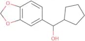 (1,3-Dioxaindan-5-yl)(cyclopentyl)methanol