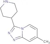 4-{7-Methyl-[1,2,4]triazolo[4,3-a]pyridin-3-yl}piperidine