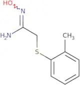 N'-Hydroxy-2-[(2-methylphenyl)sulfanyl]ethanimidamide