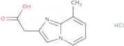2-{8-Methylimidazo[1,2-a]pyridin-2-yl}acetic acid hydrochloride