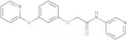 2-[3-(Pyridin-2-yloxy)phenoxy]-N-(pyridin-3-yl)acetamide
