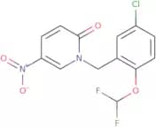 1-{[5-Chloro-2-(difluoromethoxy)phenyl]methyl}-5-nitro-1,2-dihydropyridin-2-one