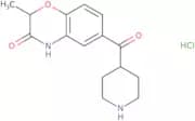 2-Methyl-6-(piperidine-4-carbonyl)-3,4-dihydro-2H-1,4-benzoxazin-3-one hydrochloride