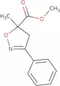 Methyl 5-methyl-3-phenyl-4,5-dihydro-1,2-oxazole-5-carboxylate
