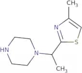 1-[1-(4-Methyl-1,3-thiazol-2-yl)ethyl]piperazine
