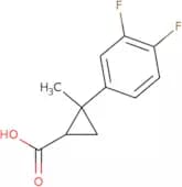 2-(3,4-Difluorophenyl)-2-methylcyclopropane-1-carboxylic acid