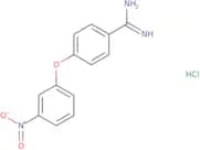 4-(3-Nitrophenoxy)benzene-1-carboximidamide hydrochloride