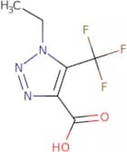 1-Ethyl-5-(trifluoromethyl)-1H-1,2,3-triazole-4-carboxylic acid