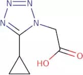 2-(5-Cyclopropyl-1H-1,2,3,4-tetrazol-1-yl)acetic acid