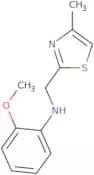 2-Methoxy-N-[(4-methyl-1,3-thiazol-2-yl)methyl]aniline