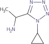 1-(1-Cyclopropyl-1H-1,2,3,4-tetrazol-5-yl)ethan-1-amine
